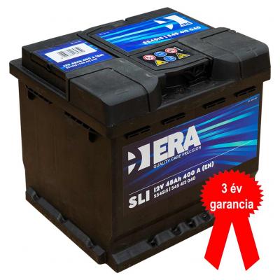 ERA SLI S54515 akkumulátor, 12V 45Ah 400A J+ EU magas - 3 év garancia!